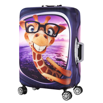 Travel Luggage Protector Suitcase Cover 22"-24" Suitcase Dust Cover Size M