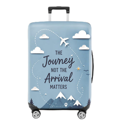 Colorful Geometric Luggage Cover, Abstract Suitcase Protector