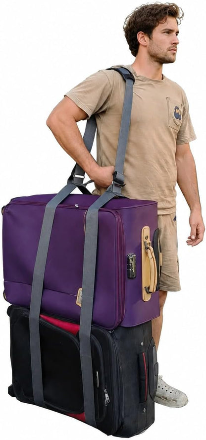 Moving and Lifting Straps for Single Person Use, Heavy Duty Boxes Mover System,Travel,Outdoor,Both Shoulders Carrying Travel Bag Adjustable Carrying Belt