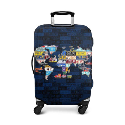 Travel Luggage Cover - Here we go Travel, Fit 25-28 Inch Luggage