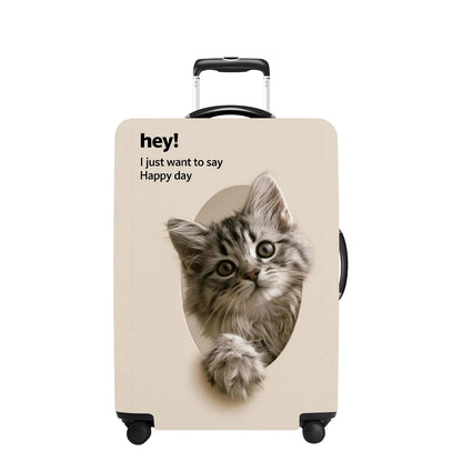 Tree Luggage Cover Washable Suitcase Cover Protector Fit 24-26 Inch Luggage Durable Travel Bag Cover with Zipper Closure M