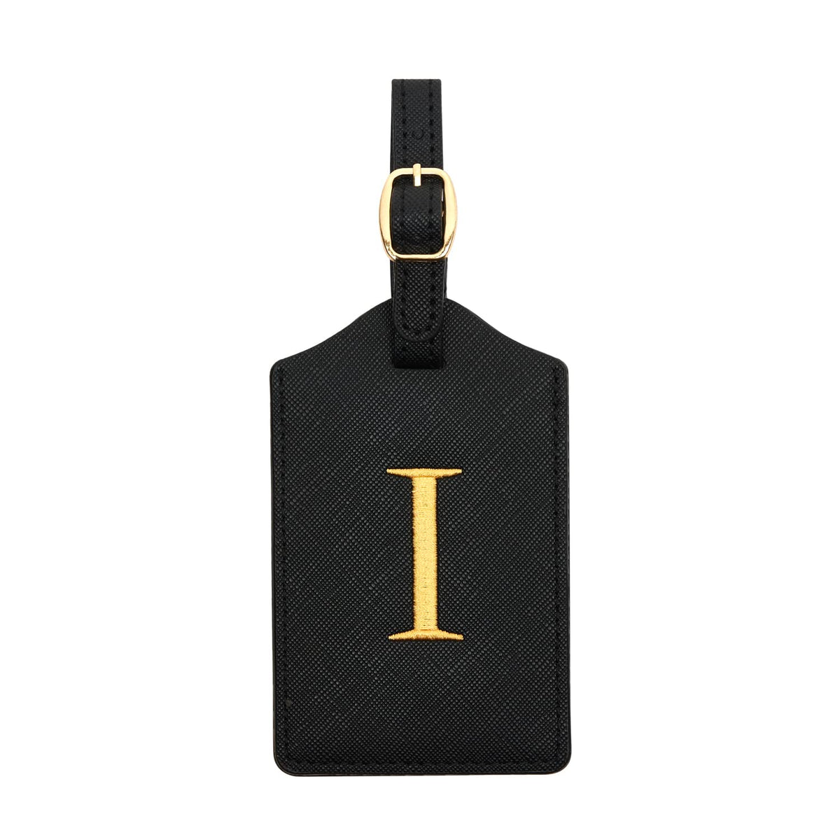 Luggage Tag PU Leather for Suitcase Baggage Handbag Travel Bag Label Suitcase Tag Label Tag w. Name Card & Privacy Cover (B)