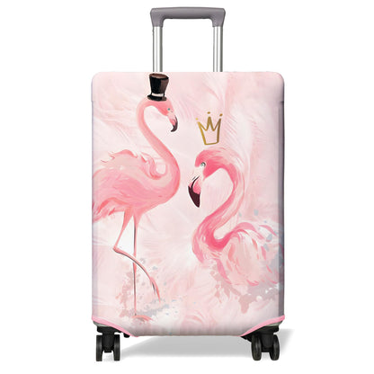 Travel Luggage Cover Suitcase Protector Fits 18-32 Inch Wheel Covers PatternedTravel Related Items Flower Luggage Protector Elastic M