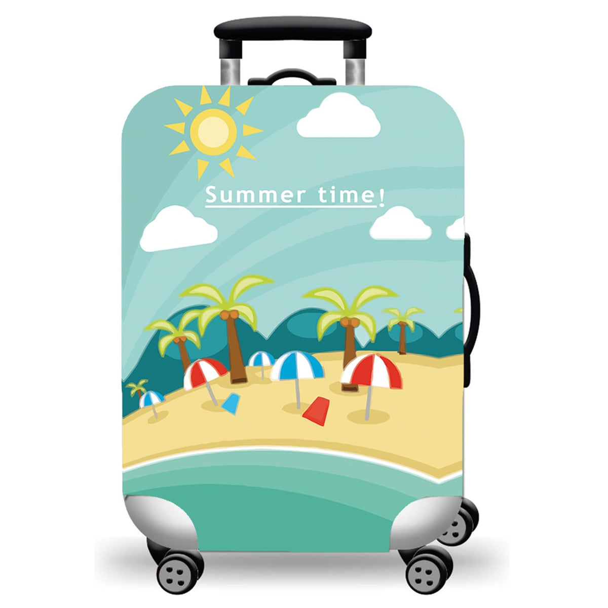 WUJIAONIAO Travel Luggage Cover Suitcase Cover Protector Skins 18-32 Inch