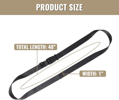 1”x 48”Utility Straps with Buckle Quick Release Buckle Straps with Clip