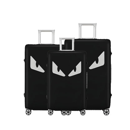 28 Inch Waterproof Clear Suitcase Cover (Black Trim)