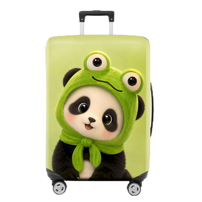 Colorful Geometric Luggage Cover, Abstract Suitcase Protector