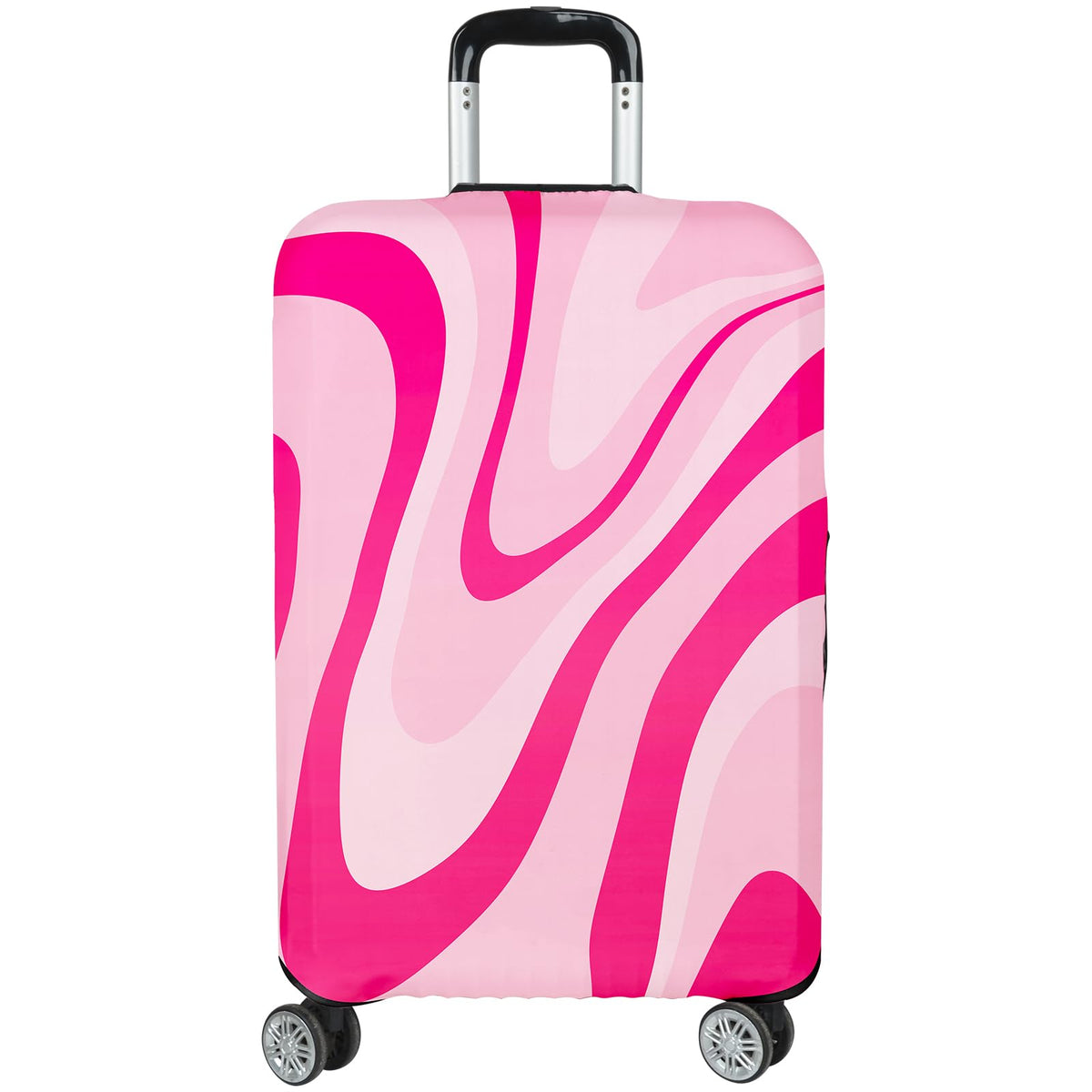Luggage Covers for Suitcase Elastic Suitcase Covers Luggage Protector Anti-scratch Fits 28-30 Inch Pink