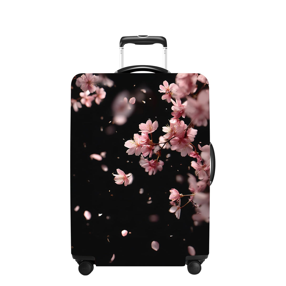 Pink Butterfly Luggage Cover Washable Suitcase Protector Anti-scratch Suitcase cover Fits 32-34 Inch Luggage XL