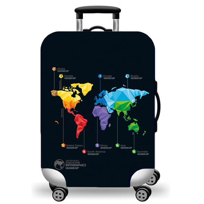 WUJIAONIAO Travel Luggage Cover Suitcase Cover Protector Skins 18-32 Inch
