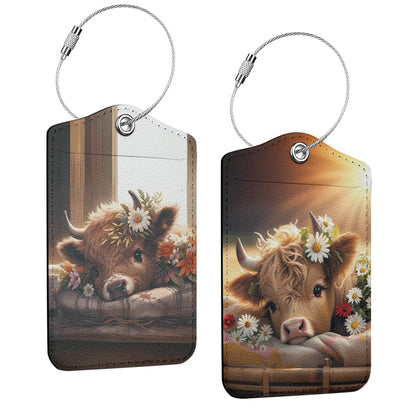 2 Pcs Funny Luggage Tag, Suitcase Tags with Privacy Flap and Metal Loop