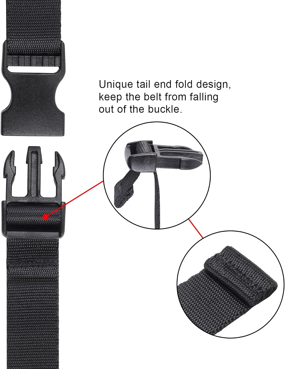Vigorport Utility Straps Quick Release Nylon Backpack Accessory Bag Strap
