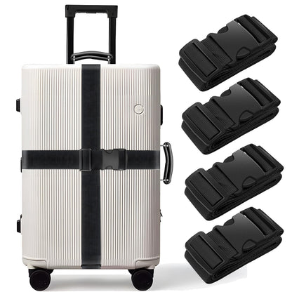 BILIONE Luggage Straps for Suitcases,79" Long Adjustable Luggage Belts