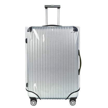 Explore Land Travel Luggage Cover Fits 23-26 inch Case (Black, M)