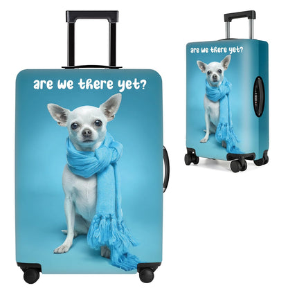Cute Panda Luggage Cover – Bamboo Climbing Panda Suitcase Protector, Stretchable & Waterproof Travel Luggage Sleeve,M