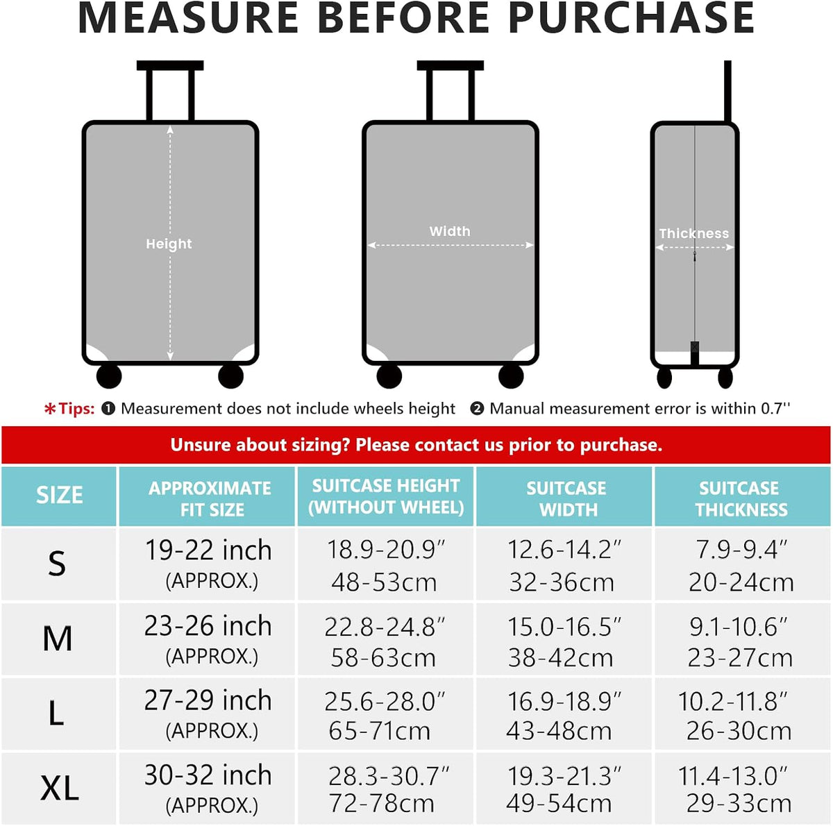 Travelkin Suitcase Covers For Luggage Tsa Approved Luggage Covers Protector