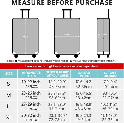 Travelkin Suitcase Covers For Luggage Tsa Approved Luggage Covers Protector
