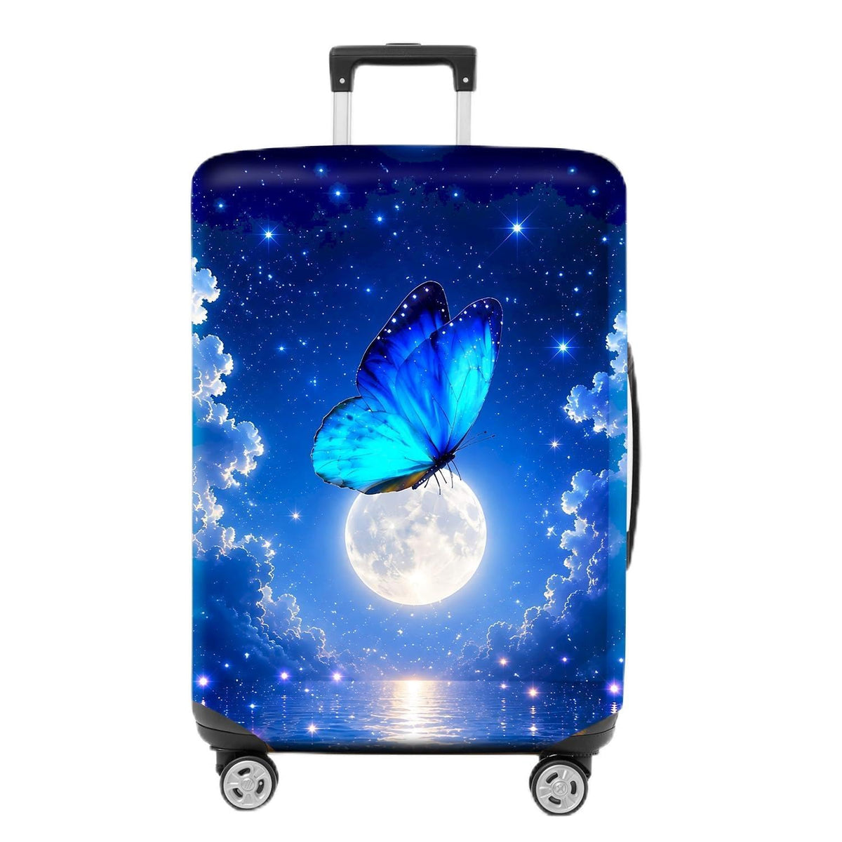 Colorful Geometric Luggage Cover, Abstract Suitcase Protector
