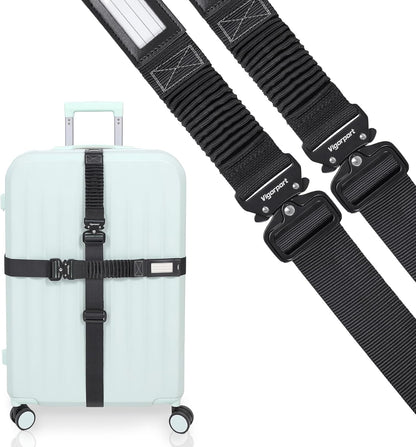 Vigorport Luggage Straps for Suitcases TSA Approved Suitcase Belt