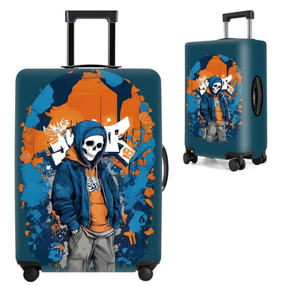 Cute Panda Luggage Cover – Bamboo Climbing Panda Suitcase Protector, Stretchable & Waterproof Travel Luggage Sleeve,M