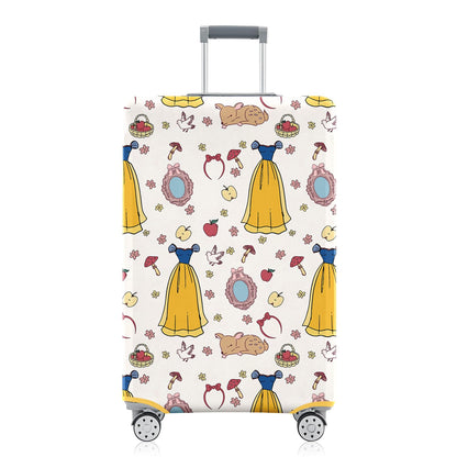 Fashion Accessory Travel Luggage Cover Fashion Girl Perfume and Lipstick and Heels Travel Suitcase Cover Anti-scratch Suitcase cover Fits 18-20 Inch