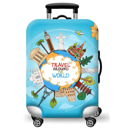 WUJIAONIAO Travel Luggage Cover Suitcase Cover Protector Skins 18-32 Inch