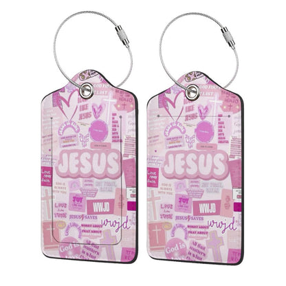 2 Pack Luggage Tags Travel American Flag Eagle PU Cute Leather Luggage Tag Name ID Labels with Privacy Cover Suitcases Women Men Girls Boys Fun Laggage Tags (American Eagle Flag)