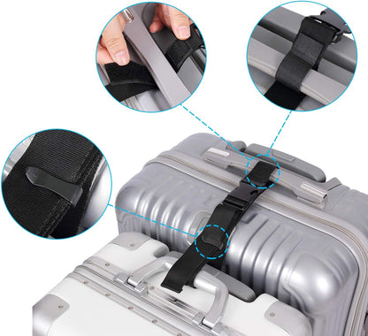 Vigorport Luggage Connector Straps for Suitcase, Add A Bag Suitcase Belt