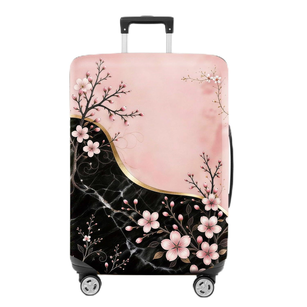 Colorful Geometric Luggage Cover, Abstract Suitcase Protector