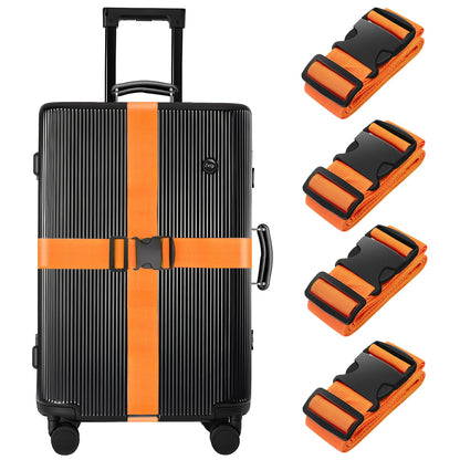 BILIONE Luggage Straps for Suitcases,79" Long Adjustable Luggage Belts