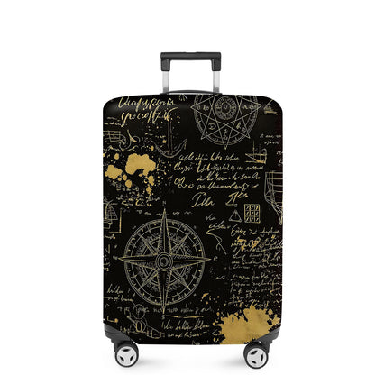 ANNA QUEEN Panda Family Luggage Cover, Cute Panda Design Suitcase Protector, Stretchable Washable Travel Sleeve for 28-30 Inch Luggage