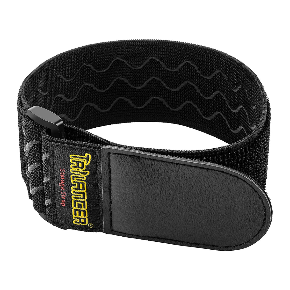 Trilancer Elastic Cinch Straps with Anti-Slip Strips, 12'' x 2'' (8 Pack)