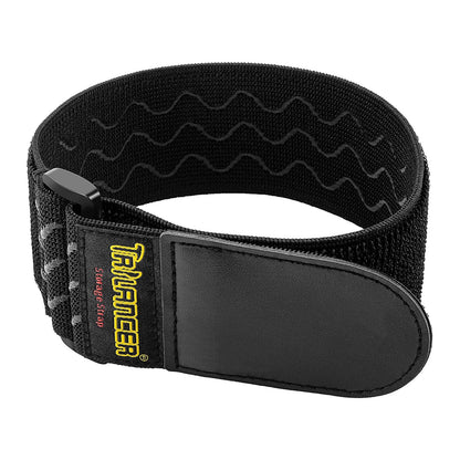 Trilancer Elastic Cinch Straps with Anti-Slip Strips, 12'' x 2'' (8 Pack)