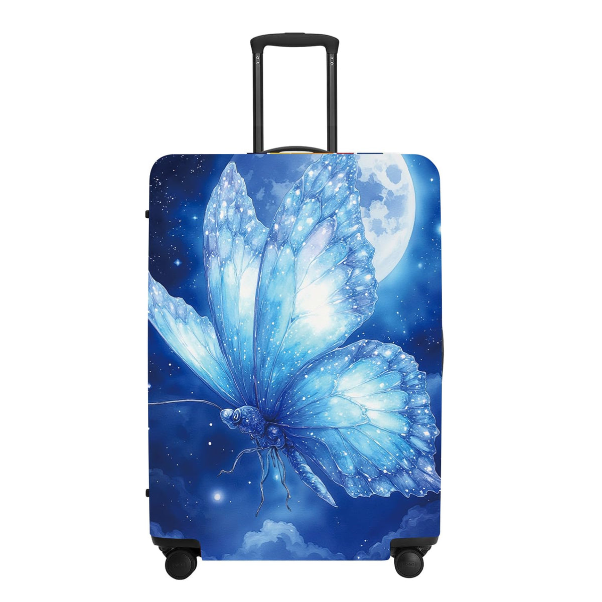 Cute Penguin "Mine" Luggage Cover Set, Cartoon Animal Print Waterproof Suitcase Protector, Travel Accessories