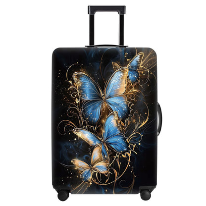 Cute Panda Luggage Cover – Bamboo Climbing Panda Suitcase Protector, Stretchable & Waterproof Travel Luggage Sleeve,M