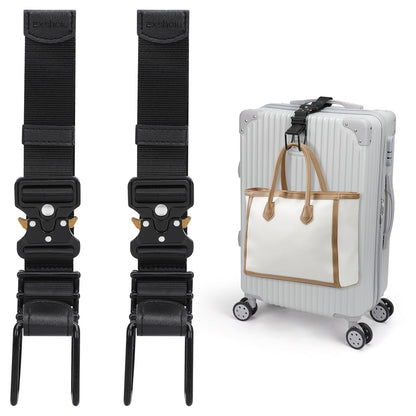 Luggage Hook Strap, Adjustable Luggage J Hook to Add a Bag Carry On