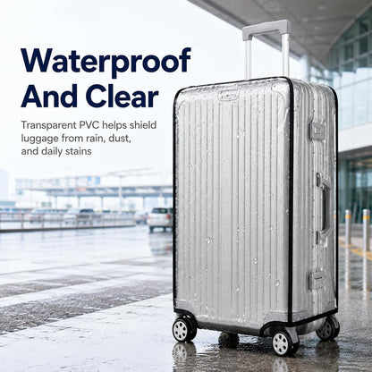 Thicken Clear Luggage Cover Protector, 3 Pieces, 20" 24" 28"