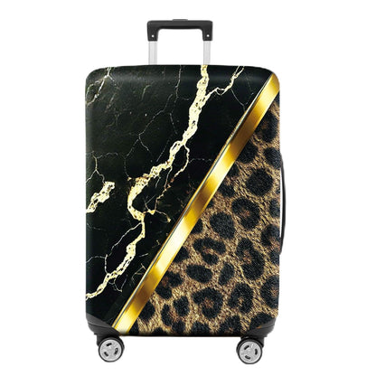 Colorful Geometric Luggage Cover, Abstract Suitcase Protector