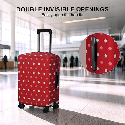 Explore Land Elastic Luggage Cover Suitcase Protector (Red Waltz, S)