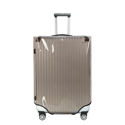 Explore Land Travel Luggage Cover Fits 23-26 inch Case (Black, M)