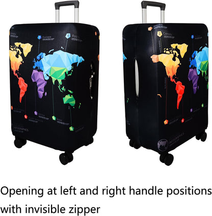 WUJIAONIAO Travel Luggage Cover Suitcase Cover Protector Skins 18-32 Inch
