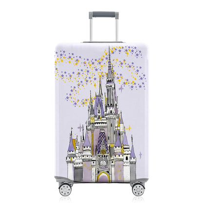 Fashion Accessory Travel Luggage Cover Fashion Girl Perfume and Lipstick and Heels Travel Suitcase Cover Anti-scratch Suitcase cover Fits 18-20 Inch