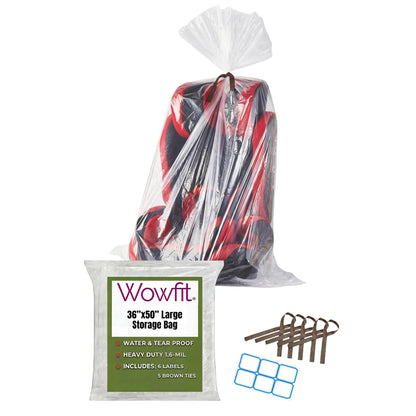 Wowfit Extra Large Storage Bags for Car Seat & Luggage, 40x60, 5 CT, 2 Mil
