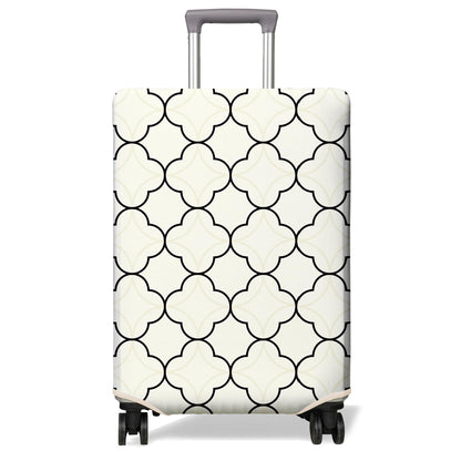 Travel Luggage Cover Suitcase Protector Fits 18-32 Inch Wheel Covers PatternedTravel Related Items Flower Luggage Protector Elastic M