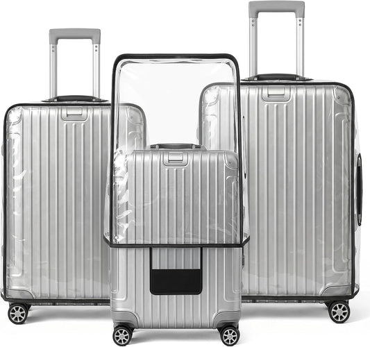 T Tersely 3 Pieces Thicken Luggage Cover Protectors 20" 24" 28" luggage