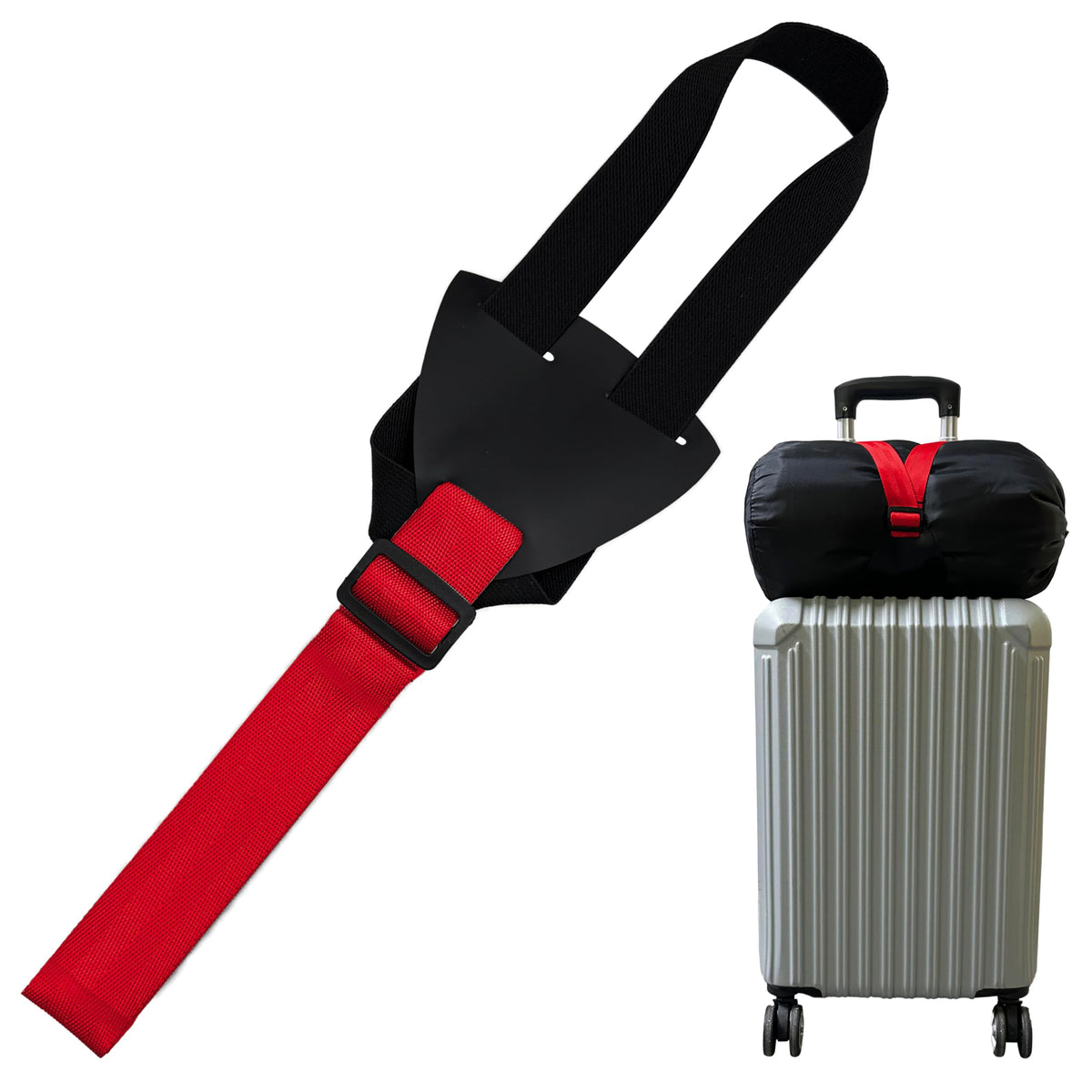 Polyhedron Luggage Straps for Suitcases Heavy Duty Adjustable (Set of 3)