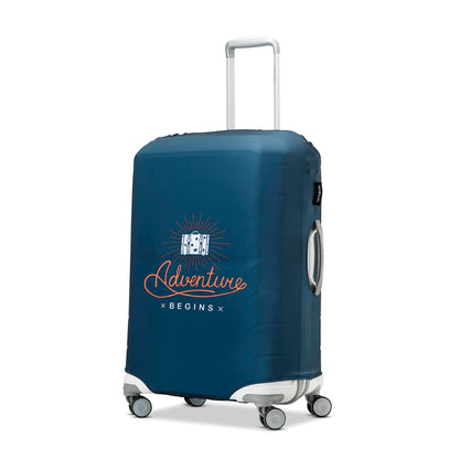 Samsonite Printed Luggage Cover, Black, Large
