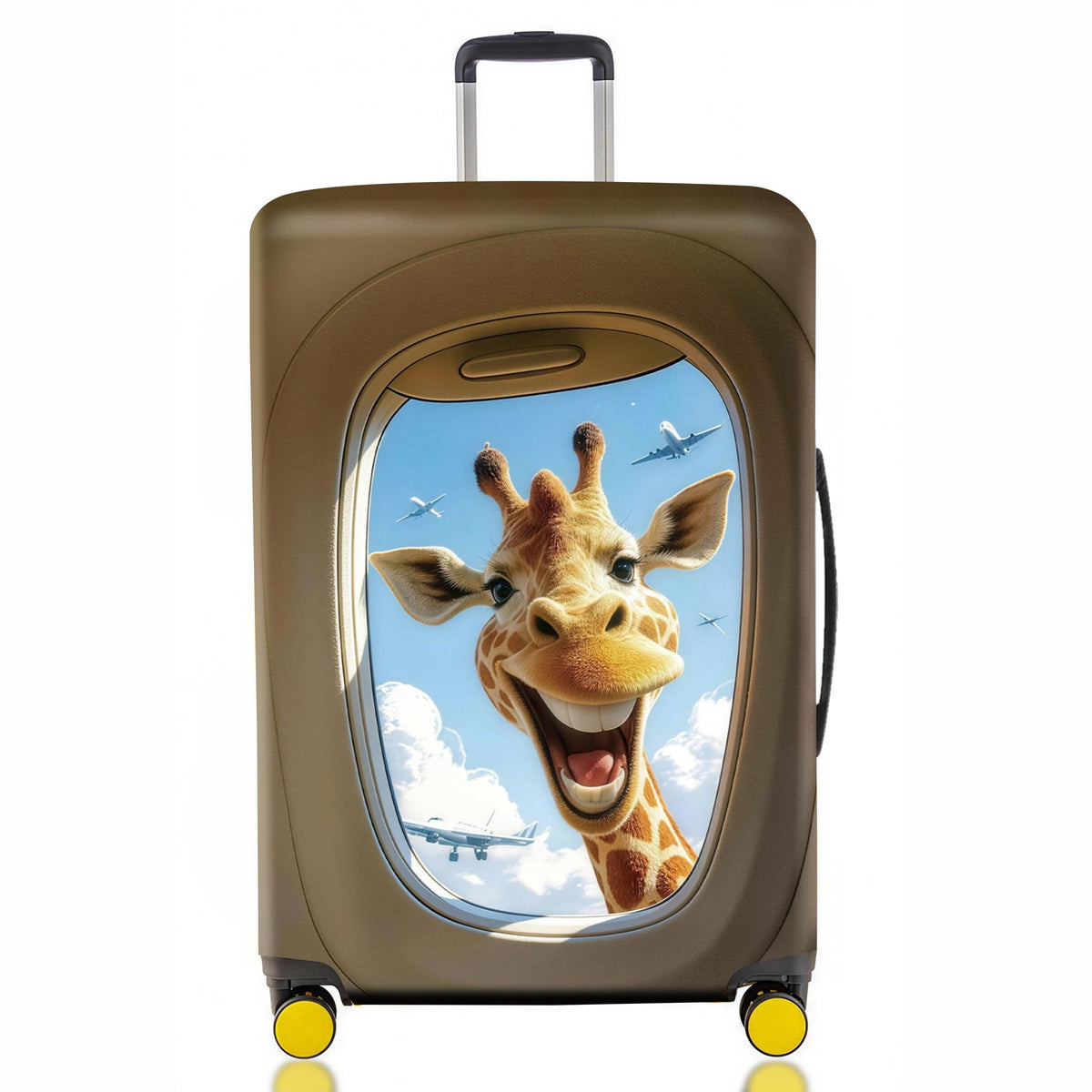Colorful Geometric Luggage Cover, Abstract Suitcase Protector