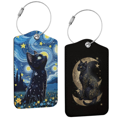 2 Pcs Funny Luggage Tag, Suitcase Tags with Privacy Flap and Metal Loop