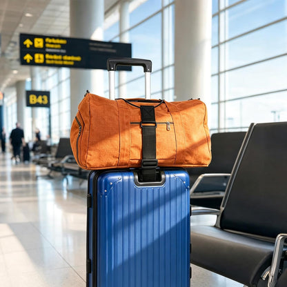 4 Pack Adjustable Luggage Straps for Suitcases with Bottle Strap